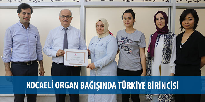 Kocaeli organ bağışında Türkiye birincisi