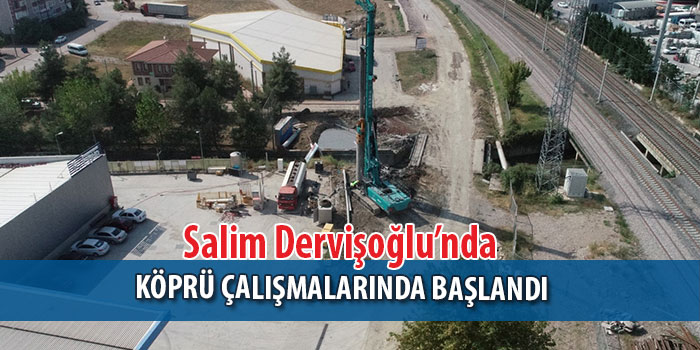 Salim Dervişoğlu’nda köprü çalışmalarında başlandı