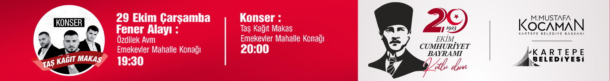 KARTEPE BELEDİYESİ 29 EKİM  2025 İLANI