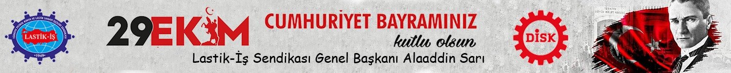 LASTİK ŞŞ 29 EKİM İLANI 2025