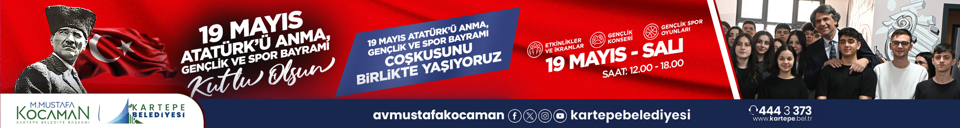 KARTEPE BELEDİYESİ 19 MATYIS İLANI