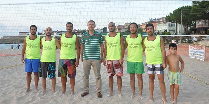 Bağırganlı plaj voleybolu nefes kesti.