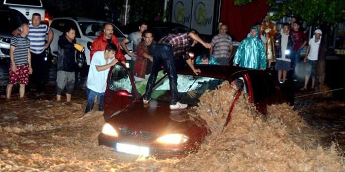 Bodrum'da Sel Felaketi!