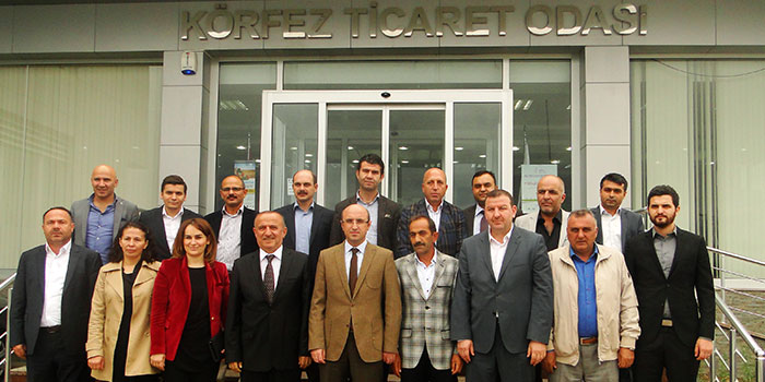 AK Parti İl Başkanı Şemsettin Ceyhan, Körfez Ticaret Odası’nı ziyaret etti
