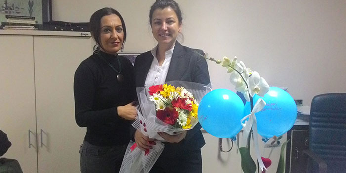 Serpil Tekke'ye doğum günü sürprizi 