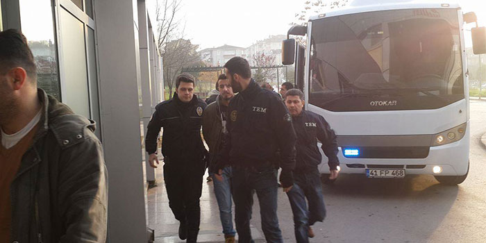 PKK şüphelileri adliyeye sevk edildi