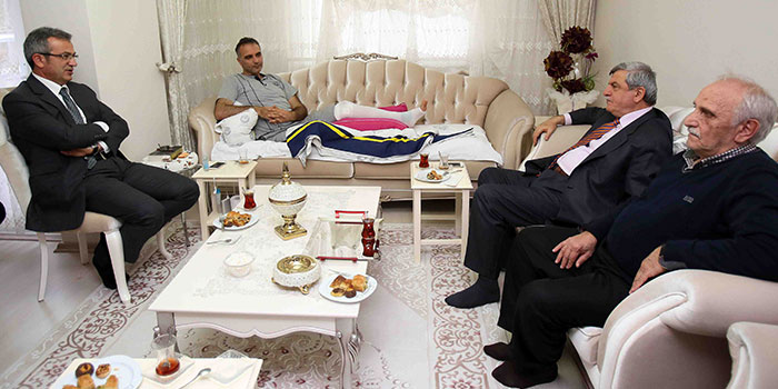 Başkan Karaosmanoğlu’ndan, Kaflı ve Soba’ya ziyaret
