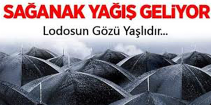 Valilikten Fırtına Ve Sağanak Uyarısı