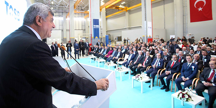 Karaosmanoğlu,TOSB otomotiv merkezinin açılışına katıldı