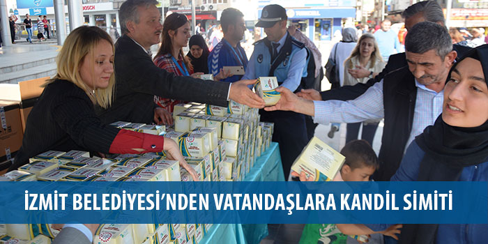 İzmit belediyesi’nden vatandaşlara kandil simiti