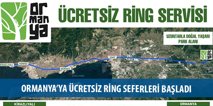 Ormanya’ya ücretsiz ring seferleri başladı