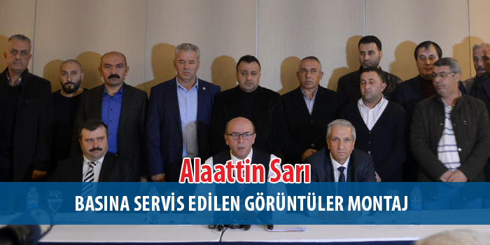 Sarı:Basına servis edilen görüntüler montaj  