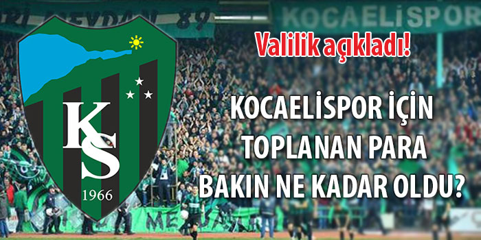 Valilik son rakamları açıkladı!