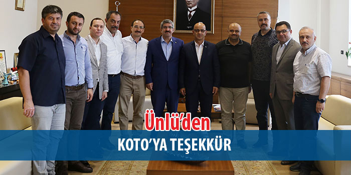 Kocaeli’nin marka değerini yükselten  Koto’ya teşekkür ediyoruz
