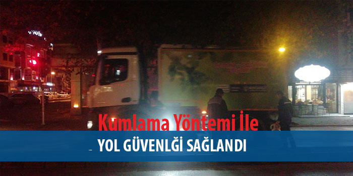 Büyükşehir’den trafik kazasına anında güvenlik müdahalesi