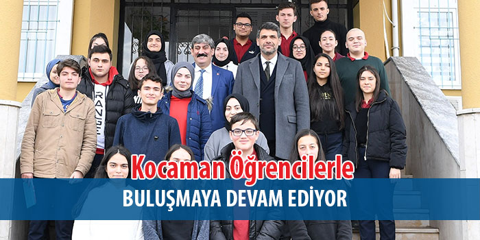 Kocaman Gençlerle Buluşmaya Devam Ediyor