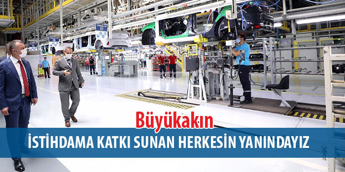Başkan Büyükakın, “Üretimin Ve Yatırımın Yanındayız”  