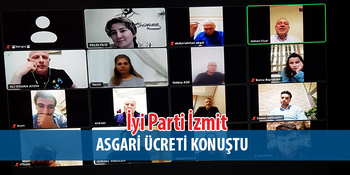 İyi parti İzmit bu hafta asgari ücreti konuştu