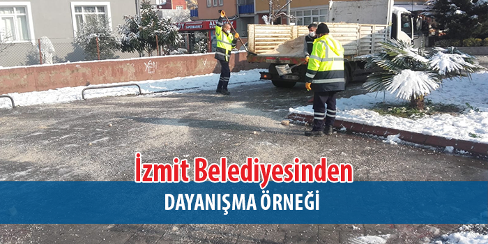 Tüm müdürlükler karla mücadelede seferber oldu