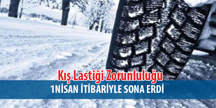 Dikkat ! Kış Lastiği Zorunluluğu  Kalkıyor