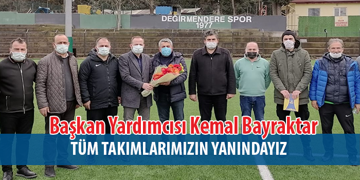 Bayraktar: Belediye Derincespor Olarak Her Zaman Yanınızdayız