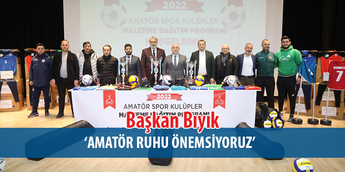 Darıca Belediyesi’nden Amatör Spor Kulüplerine Malzeme Desteği