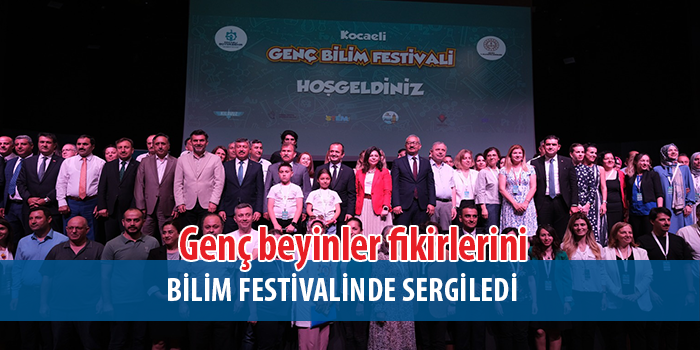 Genç Bilim Festivali 600 projeyle büyük ilgi gördü.