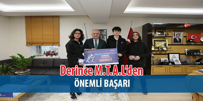 Derince M.T.A.L’den Önemli Başarı