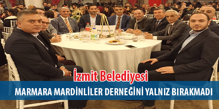 İzmit Belediyesi, Marmara Mardinliler Derneğini yalnız bırakmadı 