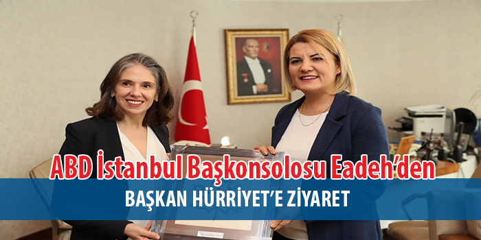 Başkan Hürriyet, ABD İstanbul Başkonsolosu Eadeh’ı ağırladı