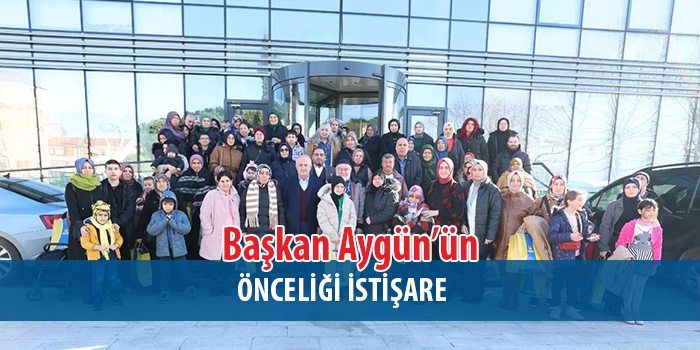 Başkan Aygün mahalle sakinleri ile biraraya gelerek projelerini paylaştı