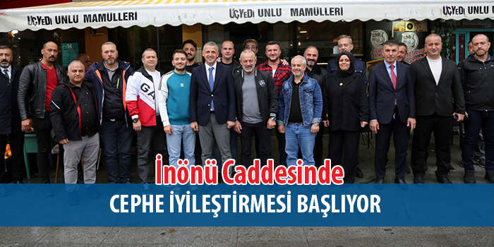 İnönü Caddesinde Büyük Değişim Yaşanacak