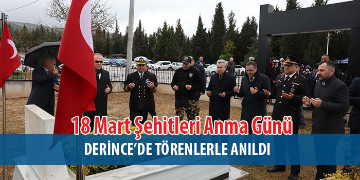 Derince’de Çanakkale Ruhuyla Törenler Düzenlendi