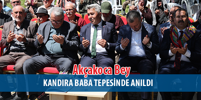 Kandıra Baba Tepesi’nde Akçakoca Bey Dualarla Anıldı.