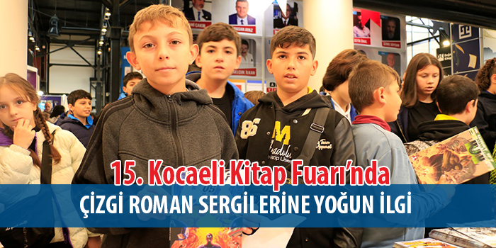 Kitap Fuarı’nda çocukların çizgi roman sevgisi