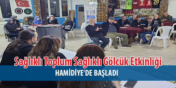 Sağlıklı Toplum, Sağlıklı Gölcük Projesi’nin ilk durağı Hamidiye Mahallesi oldu. 