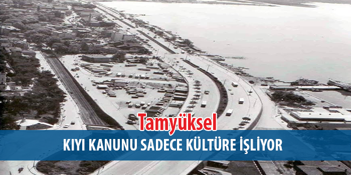 İYİ Parti İzmit İlçe Başkanı Haluk Tamyüksel, “Kıyı Kanunu sadece kültüre işliyor. Bu fotoğraf Kocaeli’nin nasıl kültürsüzleştirildiğinin belgesidir.” dedi.