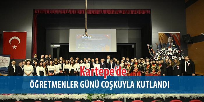 24 Kasım Öğretmenler Günü Kartepe’de Coşkuyla Kutlandı