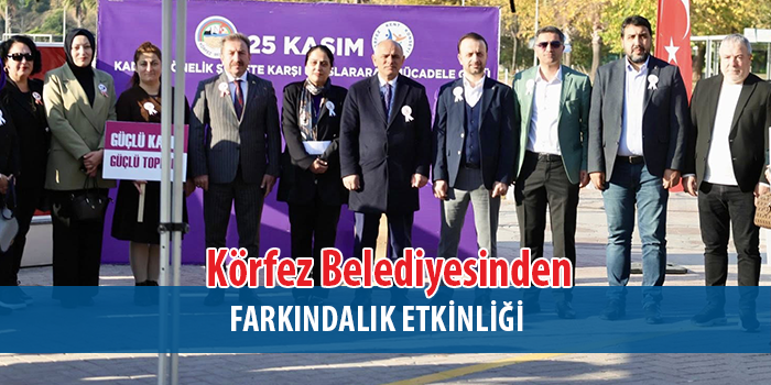 Körfez, ‘kadına şiddete dur’ dedi