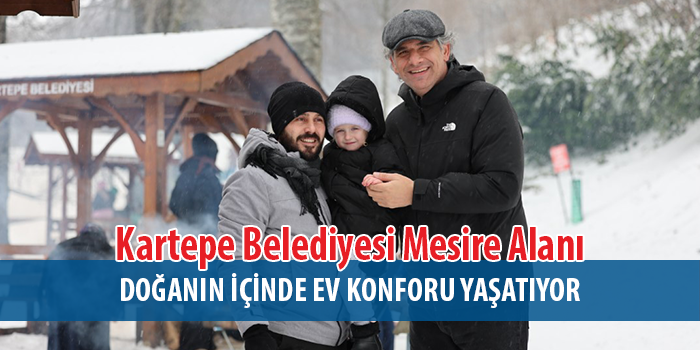 Kartepe Belediyesi Mesire Alanı Kışın da Ziyaretçilerin Gözdesi