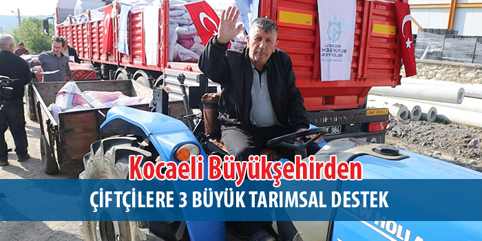 Büyükşehir’in tarım ve hayvansal desteği yeni yılda da sürüyor;