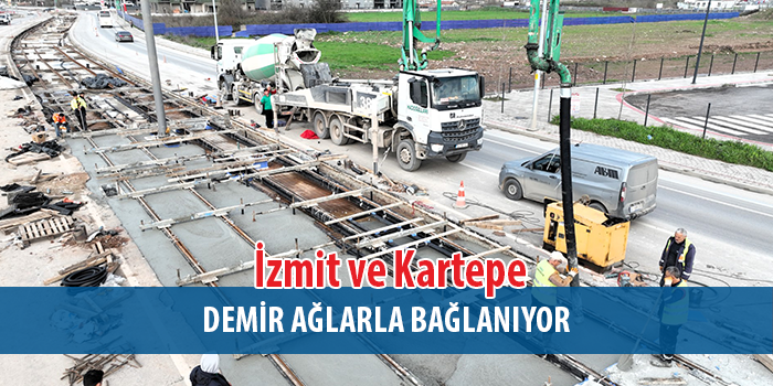 Kartepe Tramvay Hattı’nda durmak yok