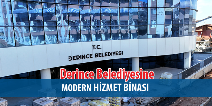 Derince’nin Yeni Hizmet Binasında Son Rötuşlar Yapılıyor