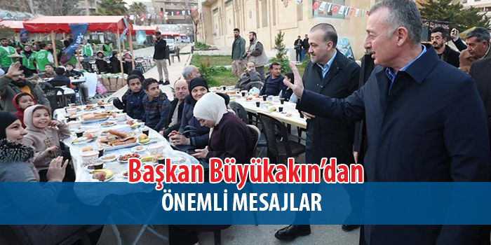 Büyükşehir’in Kardeşlik Sofrası  Halep’te kuruldu;