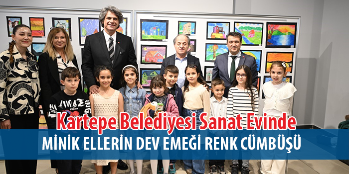 Kartepeli Minik Ressamlardan Görkemli Sergi