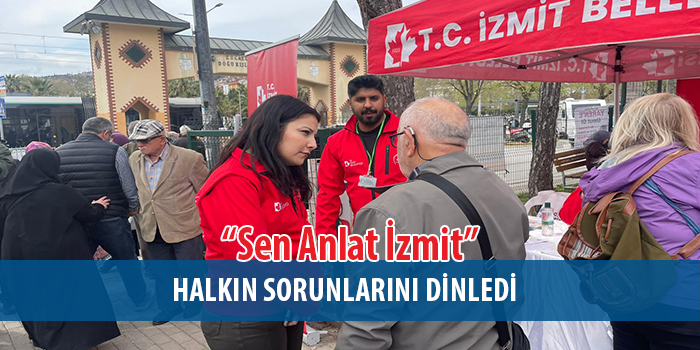 “Sen Anlat İzmit” Perşembe Pazarında Halkın Kalbine Dokundu