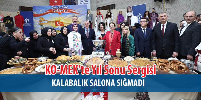 KO-MEK’te üçüncü yıl sonu sergisi Gölcük’te açıldı