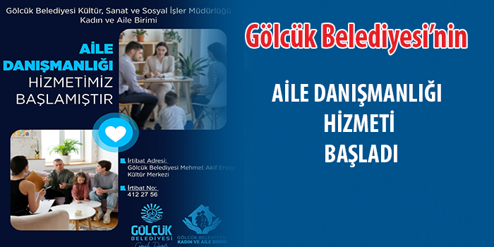 Gölcük Belediyesi Kadın ve Aile Biriminden Önemli Hizmet
