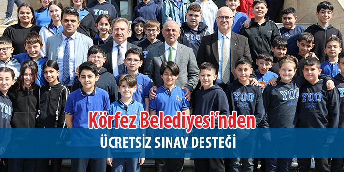 Körfez Belediyesi’nden Öğrencilere Ücretsiz Sınav Desteği
