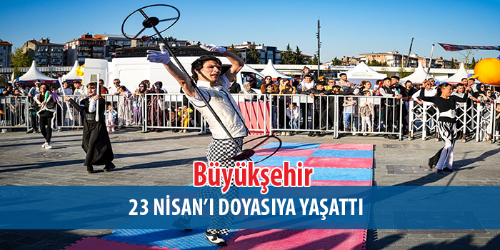 Çocuklar eğlenceye doydu